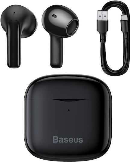 Baseus Bowie E3 Earbud Bluetooth Handsfree Earphones with Charging Case Black