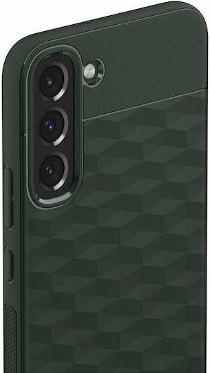 Caseology Parallax Back Cover Plastic / Silicone Midnight Green (Galaxy S22+)