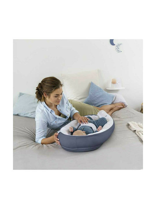 Doomoo Cocoon Baby Nest Blue/Grey