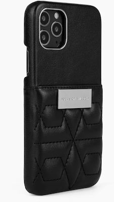 iDeal Of Sweden Statement Quilted Synthetic Back Cover with Credit Card Holder Black (iPhone 11 Pro)