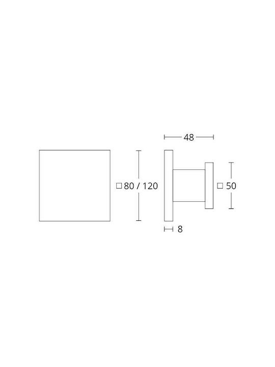 Convex Knob Front Door 1067 Nickel with Rosette Nickel / Inox