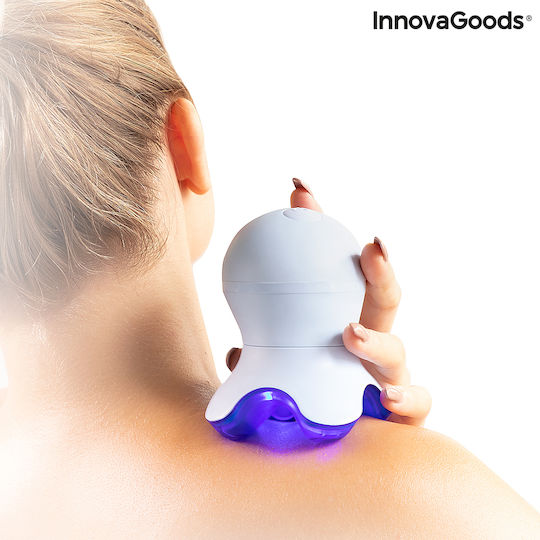 InnovaGoods Mimass Συσκευή Μασάζ για το Σώμα με Δόνηση και Λειτουργία Θέρμανσης Μπλε