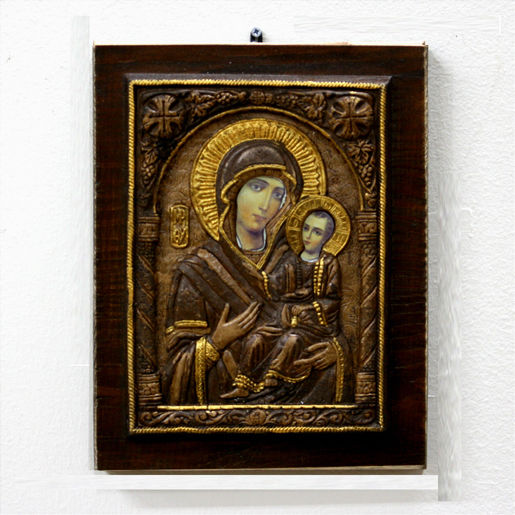 Marhome Εικόνα Παναγία Οδηγήτρια Ξύλινη 18x23.2εκ.