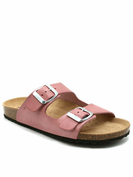 Geox Anatomic Leather Women's Sandals Antique Rose