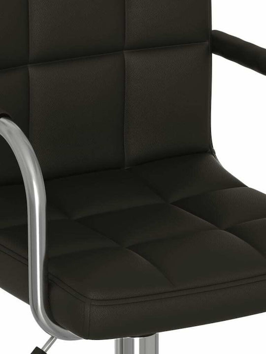 vidaXL Office Chair with Arms Black