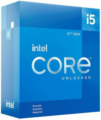 Intel Core i5-12600KF 2.8GHz Επεξεργαστής 10 Πυρήνων για Socket 1700 σε Κουτί