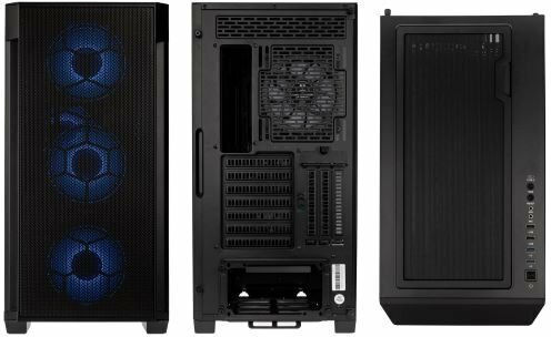Kolink Observatory Z Mesh Gaming Midi Tower Κουτί Υπολογιστή με Πλαϊνό Παράθυρο και RGB Φωτισμό Μαύρο