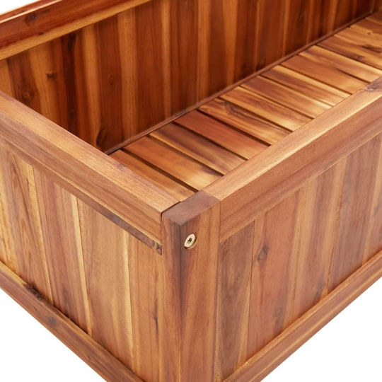 vidaXL Planter Box Wooden Brown 85x38x150cm.