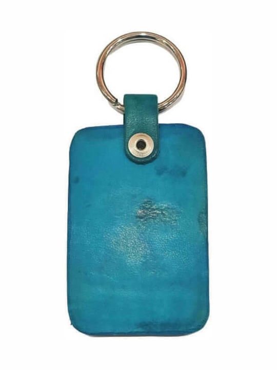 Renault Handmade Keychain Renault Leather Green