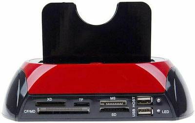 Andowl Q-X001 Dockingstation für 2 Festplatten SATA 3.5" mit USB 2.0 Verbindung (Q-X001)