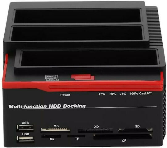 Andowl AN-Q-HD50 Dockingstation für 2 Festplatten SATA 2.5" / 3.5" mit USB 2.0 Verbindung (Q-HD50)
