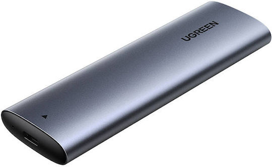 Ugreen CM400 Θήκη για Σκληρό Δίσκο M.2 SATA III με σύνδεση Type-C σε Γκρι χρώμα