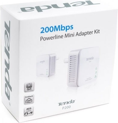 Tenda P200 Powerline Dual Kit Wired and Ethernet Port