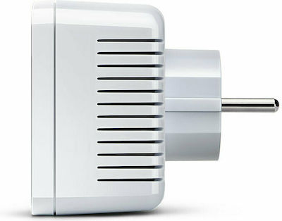 Devolo dLAN 550 WiFi Powerline für kabellose Verbindung Wi‑Fi 4 mit Durchgangssteckdose Steckdose und 2 Anschlüsse Ethernet