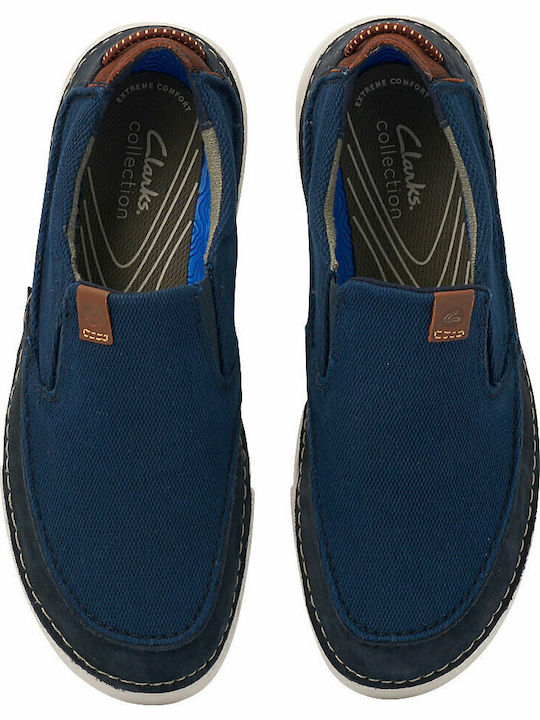 Gereld Step Herren Slip-Ons Blau