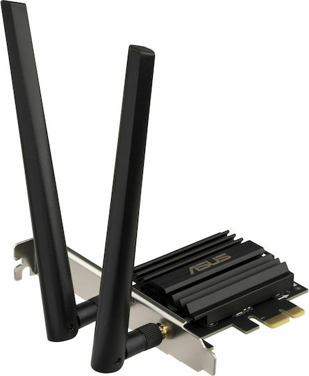 Asus PCE-AX58BT Ασύρματη Κάρτα Δικτύου Wi‑Fi 6 (3000Mbps) PCI-e