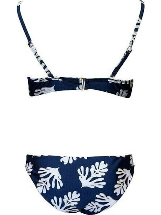 Daphne Bikini Slip Navy Blue