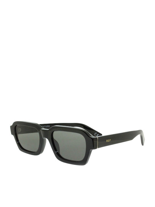 Retrosuperfuture Caro Unisex Sunglasses with Black Plastic Frame and Black Lens CARO-NJS