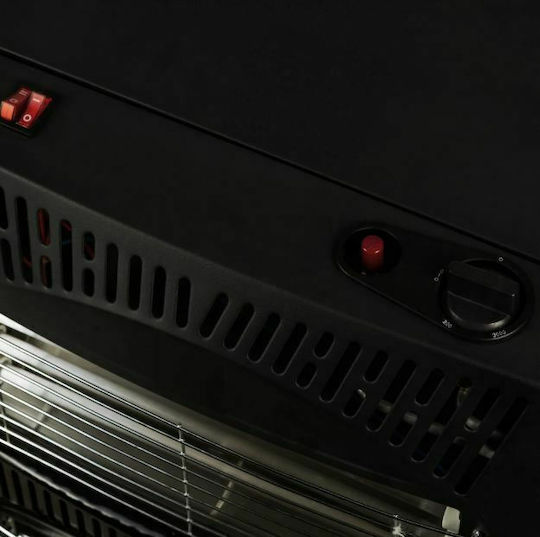 Hausberg HB-1020NG Κεραμική Σόμπα Υγραερίου 4200W Μαύρη 43x38x76cm