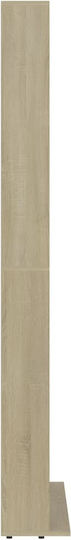 vidaXL Floor Standing Case Furniture for CD Sonoma Oak 102x23x177.5cm 102x23x177.5cm