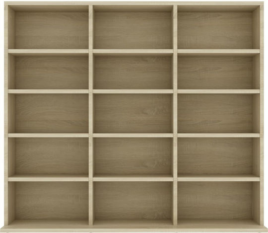 vidaXL Floor Standing Case Sonoma Oak 102x23x89.5cm