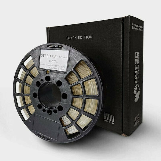 GST3D PLA+ 3D Printer Filament 1.75mm Διάφανο 1kg