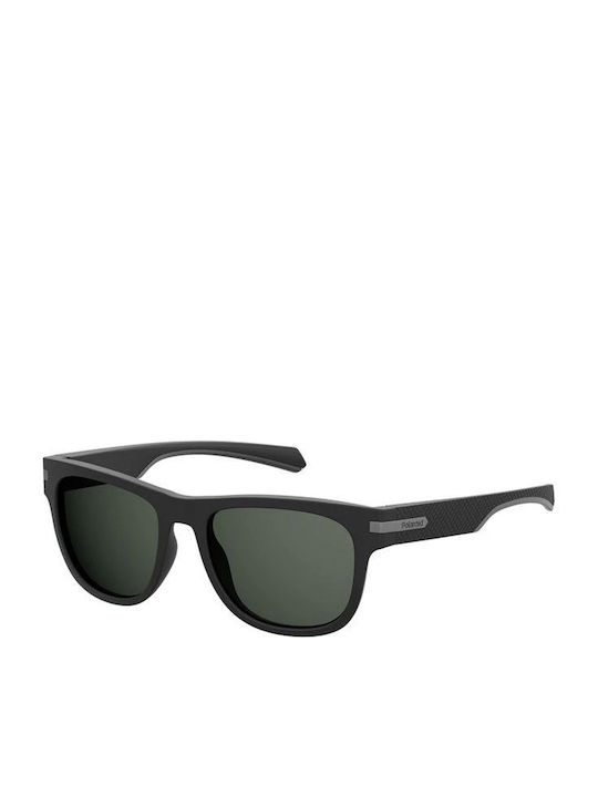 Polaroid Men's Sunglasses with Black Plastic Frame and Black Polarized Lens PLD2065/S 003/M9