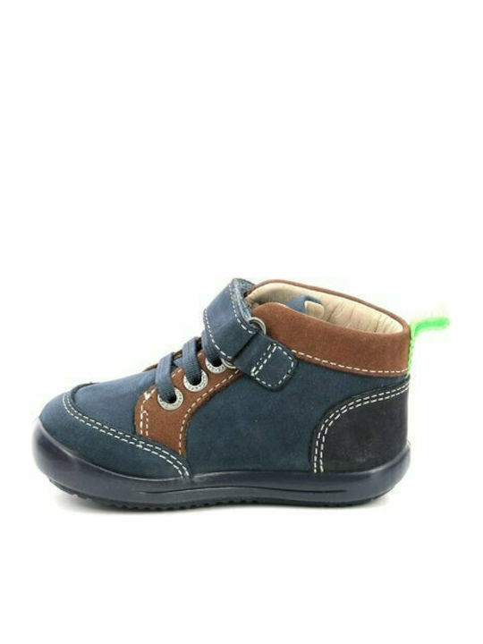 Kids Sneakers with Scratch Navy Blue