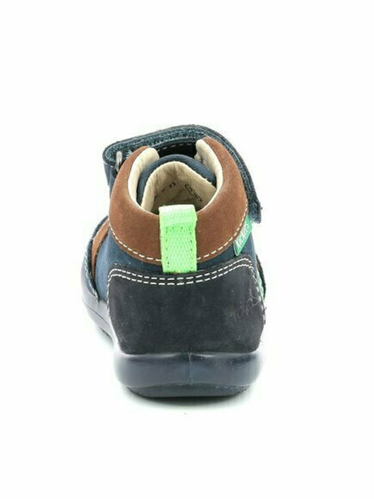 Kids Sneakers with Scratch Navy Blue