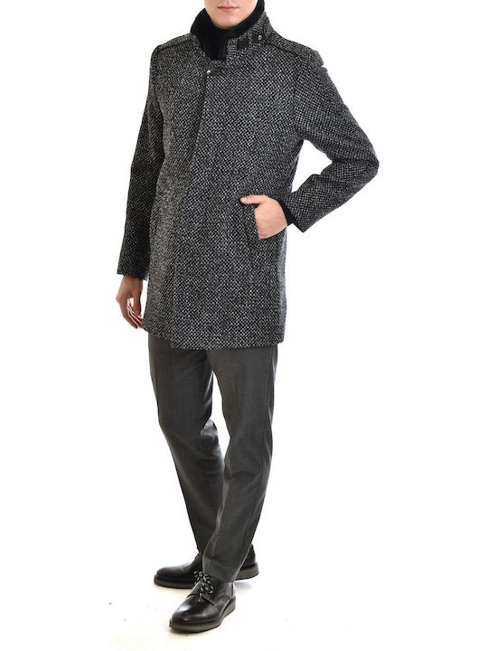 Rezzo Herren Mantel Schwarz
