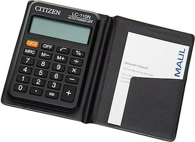 Citizen LC-110 Taschenrechner Herrenuhren 8 Ziffern in Schwarz Farbe