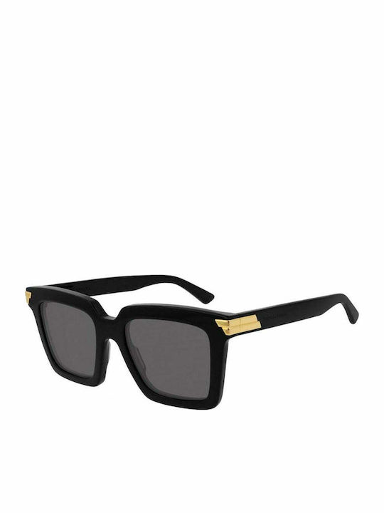 Bottega Veneta Women's Sunglasses with Black Plastic Frame and Black Lens BV1005S 001