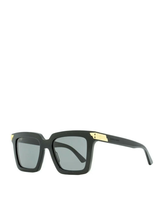 Bottega Veneta Women's Sunglasses with Black Plastic Frame and Black Lens BV1005S 001