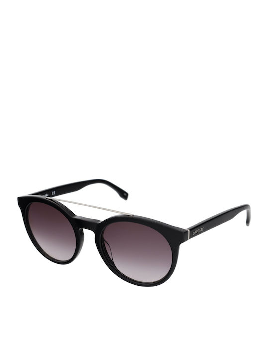 Lacoste Women's Sunglasses with Black Plastic Frame and Black Lens L821S-001