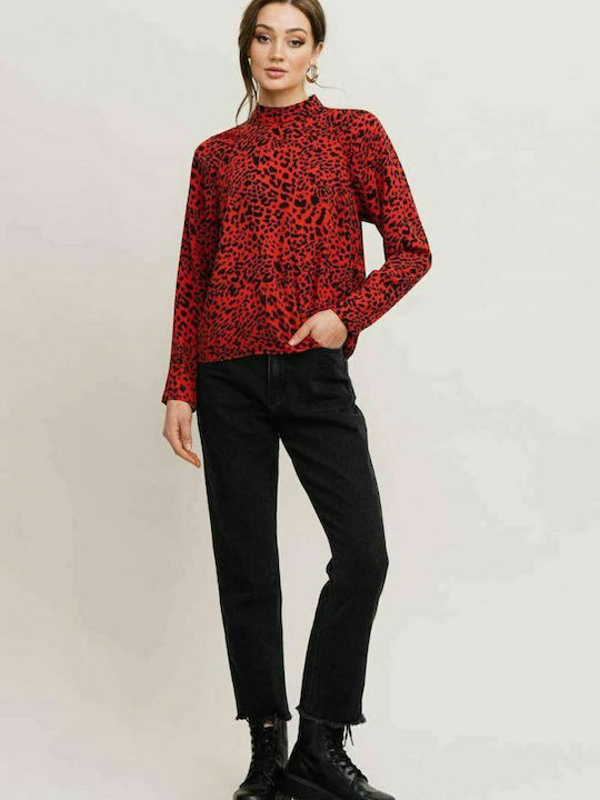 Hoch tailliert Damenjeans