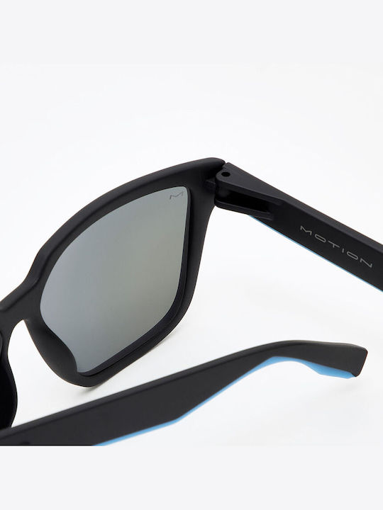 Hawkers Carbon Black Sky One Unisex Sunglasses with Black Plastic Frame