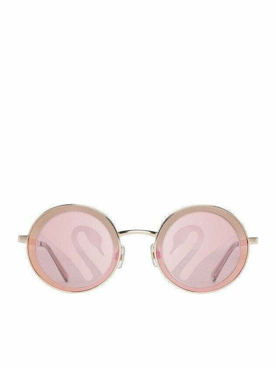 Swarovski Women's Sunglasses with Rose Gold Metal Frame SK0199 28S