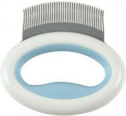 M-Pets Mini Pet Comb XSmall for Misc Hair Lengths for Coat Cleaning Blue