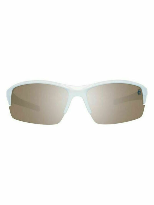 Timberland Men's Sunglasses with White Plastic Frame TB9173 21D