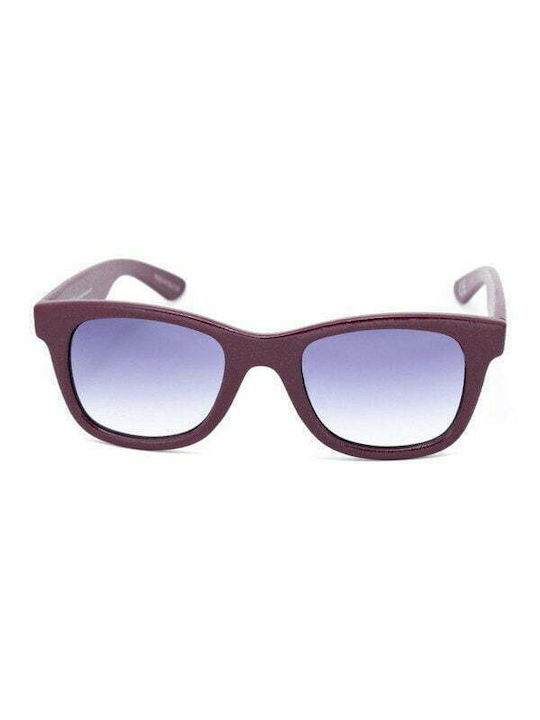 Italia Independent Men's Sunglasses with Black Plastic Frame and Purple Lens 0090C.010.000