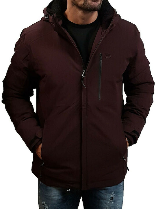 Winter Jacke Burgundisch
