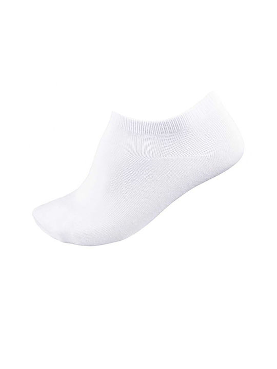 Marcus Men's Solid Color Socks White