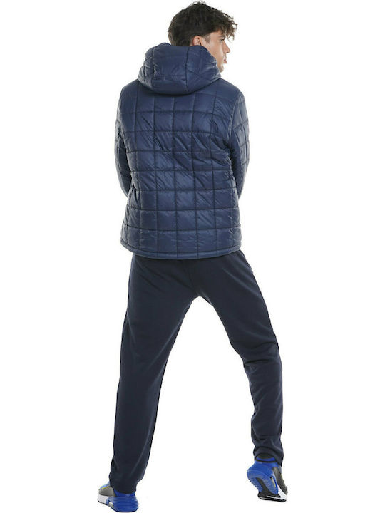 Geacă de Iarnă Puffer Albastru