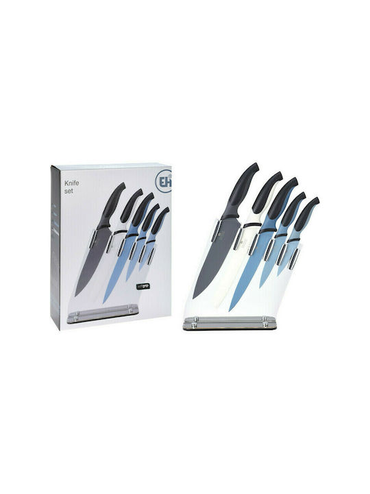 Click Knife Set With Stand of Stainless Steel 27cm 6-60-560-0116 5pcs