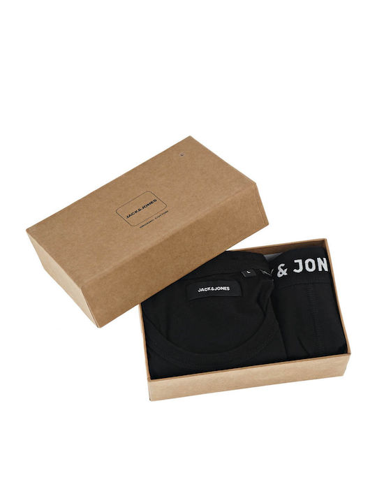 Jack & Jones Sustainable Giftbox Herren Boxershorts Schwarz 2Packung