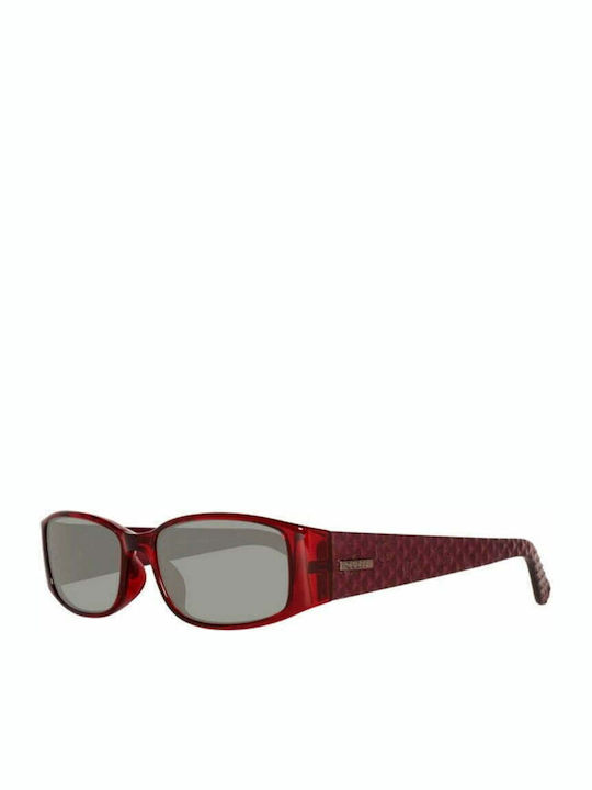 Guess Women's Sunglasses with Red Plastic Frame and Gray Lens GU7259 F63