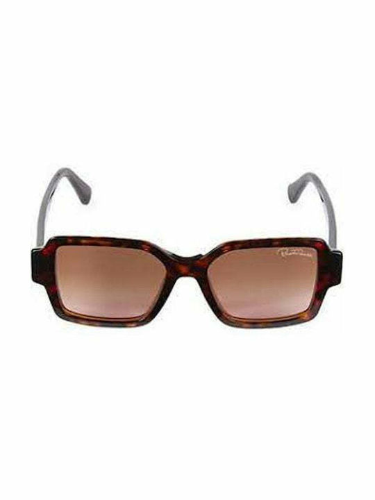 Roberto Cavalli Women's Sunglasses with Brown Tartaruga Plastic Frame and Brown Lens RC1130 56F