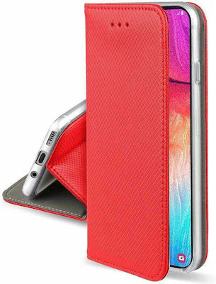 Smart Magnet Synthetic Leather Book Red (Realme C11 2021)