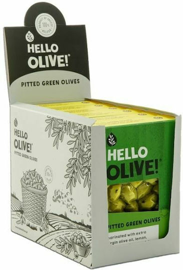 Hello Olive Ελιές Πράσινες Εκπυρηνωμένες 200gr