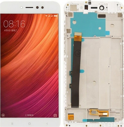 Екран със Сензорен Механизъм и Рамка за Redmi Note 5a Standard (Бял)